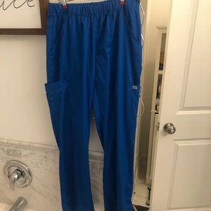 Royal blue scrub pants S
